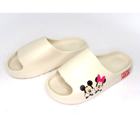 Mickey Minnie Mouse Adult Swim Shower Water Slippers US 7.5 New - Picture 1 of 4